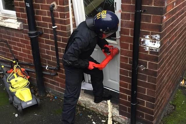 Arrests were made in a crime crackdown in Rotherham