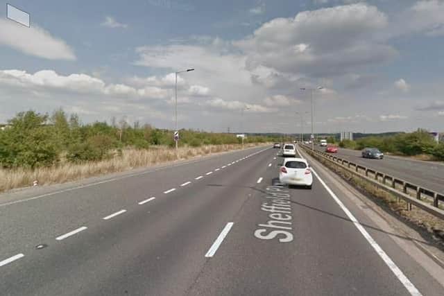 Five vehicles were involved in a collision on the Sheffield Parkway earlier today