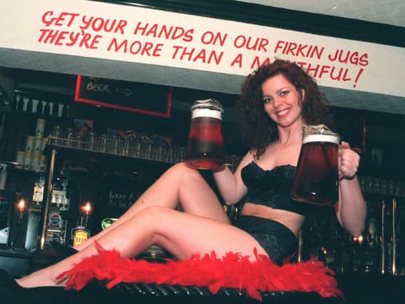 This Sheffield pub used some rather risque slogans (and gimmicks) to draw in drinkers.