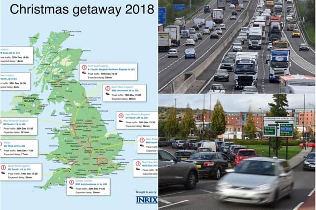 These are going to be the busiest roads over Christmas