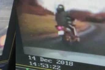 A motorcyclist is on the run in Barnsley