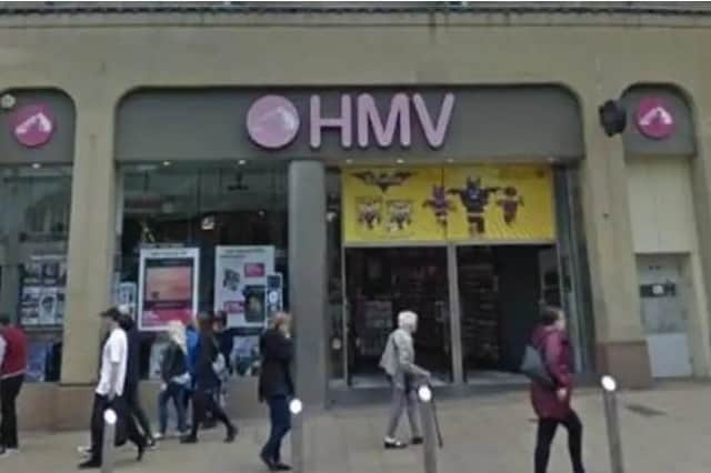 HMV in Sheffield. Picture: Google