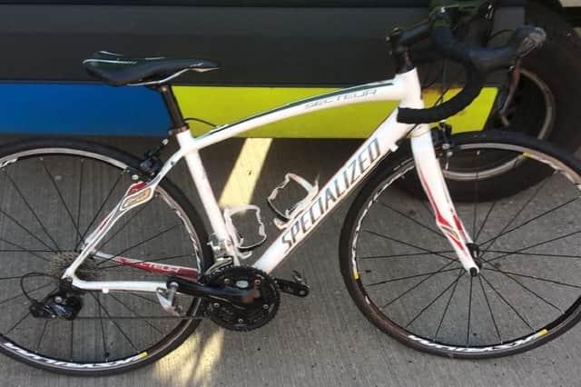 Police would like to speak to the owner of this bike after recovering it during a raid of a property in Broomhall.