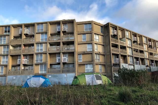 Sheffield Tent City has been reestablished at Park Hill flats in response to the desperate situation people find themselves in.