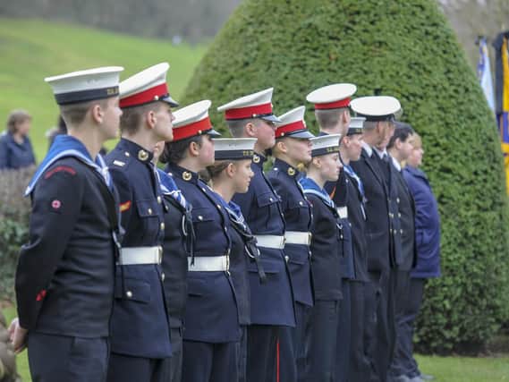 The funeral of WWII veteran Louise Jennings has been held at Beauchief Abbey. Picture Scott Merrylees