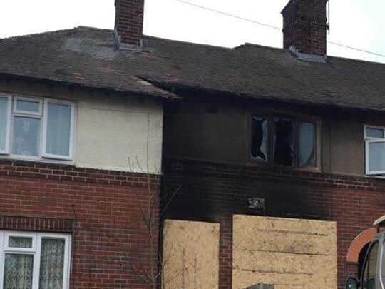 A fundraising page has been set up to help the family affected by the fire