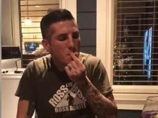 Ross Burkinshaw tries a joint