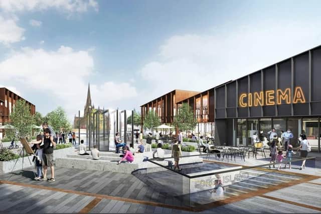 How Forge Island in Rotherham town centre would look under the latest regeneration plans (pic: Muse Developments/Rotherham Council)