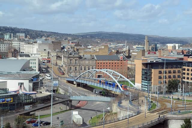Sheffield city centre. Picture: Gerard Binks
