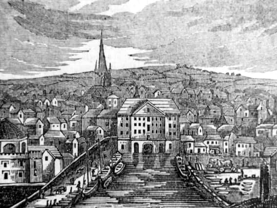 Sheffield Canal Basin, 1826