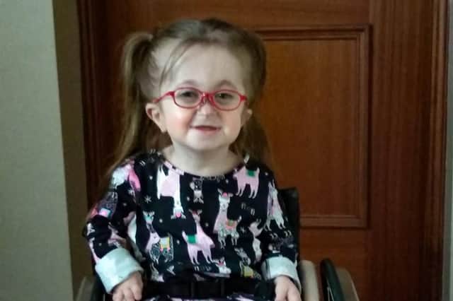 Eva suffers from Osteogenesis imperfecta type 3 - Credit: Sheffield Children's Hospital and Charity