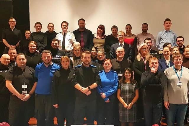 Police from around the country at an inter-city meeting about combating spice use, organised by officers in Sheffield