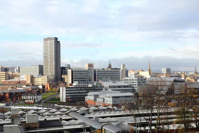 Sheffield skyline 2013