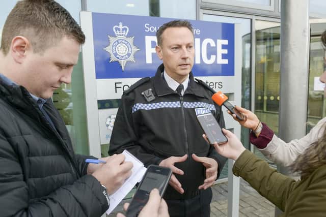 Supt Paul McCurry of South Yorkshire police appealing for information to the whereabouts of missing teenager Pamela Horvathova. Picture: Dean Atkins