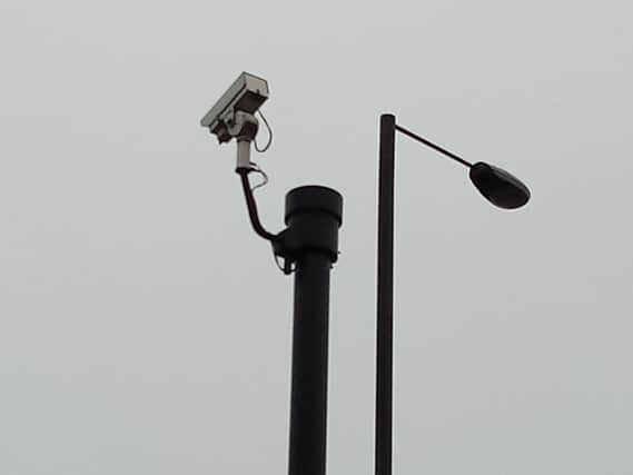 Outdated: One of Barnsley's CCTV cameras