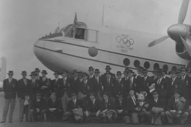 The 1952 Helsinki Olympics team.