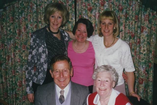 Lawrence 'Lol' Allen, with wife Contance and their three daughters, Elaine, Sylvia and Denise.