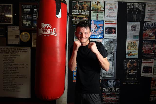 Boxer Tom Bell at the Freedom Project ABC, Hatfield. Picture: Chris Etchells