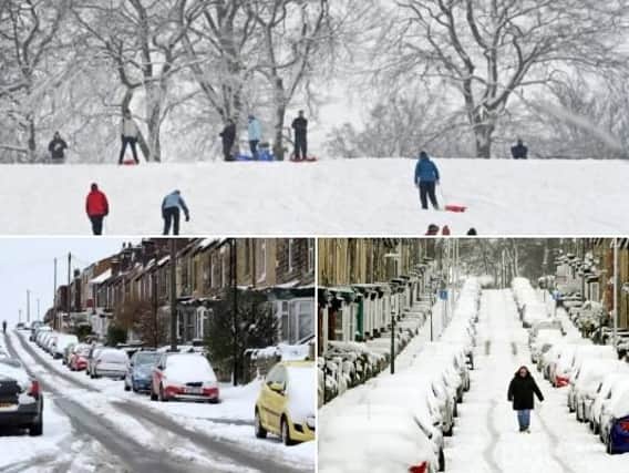 A weather warning for snow has been issued for Sheffield