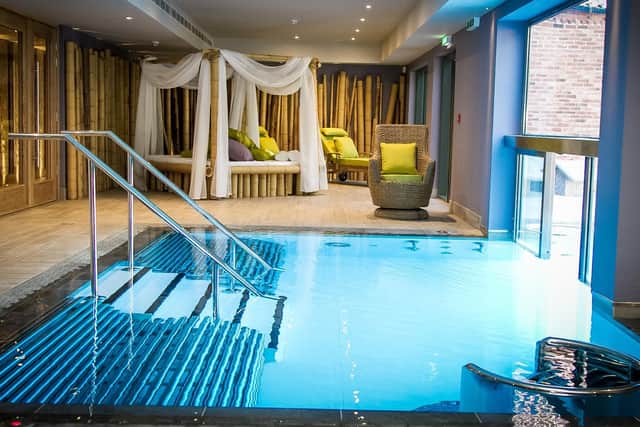 The vitality pool at the spa has plenty of relaxing features