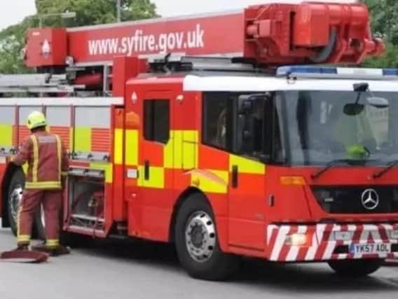 The fire service were called out to a house fire in Viola Bank, Stocksbridge at around 1.15am this morning (Sunday, January 20)