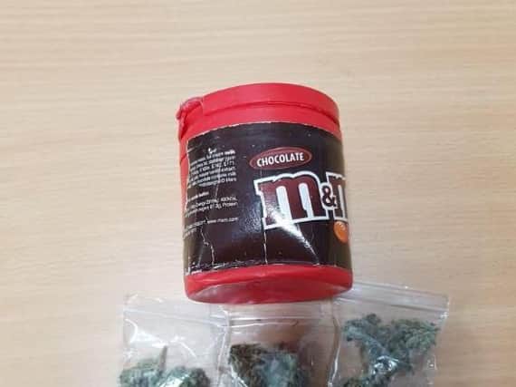 A man has been arrested, after being found in possession of a variety of drugs. Picture: SYP