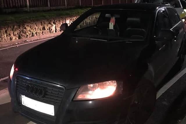 Drugs were found in a car after a police chase from Sheffield to Rotherham