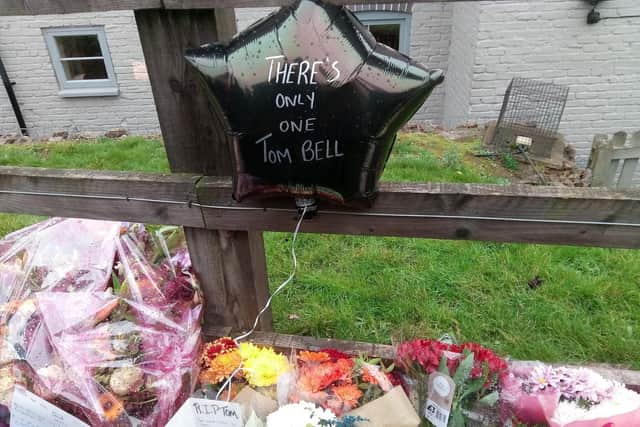 Floral tributes have been left at the Maple Tree pub, Balby.