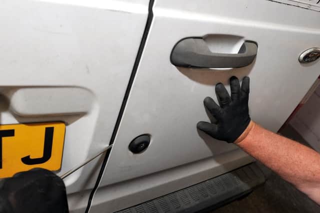 Tools were reported as being stolen from vehicles in Sheffield 2,635 times in the last five years