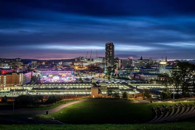 Sheffield at night. Picture: XU Dong, @xudongphotography on Instagram