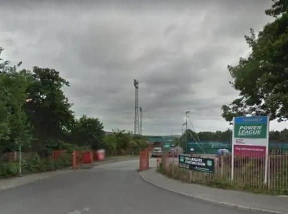 The Woodbourn Road pitches will be run by Leisure United after Powerleague leaves at the end of January (pic: Google)