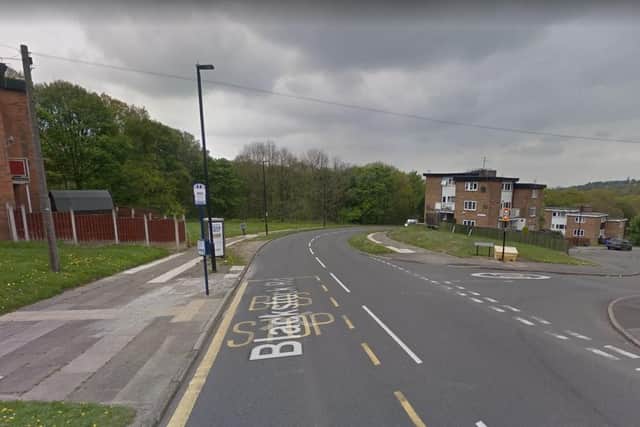 A girl was struck by a car in Sheffield this morning