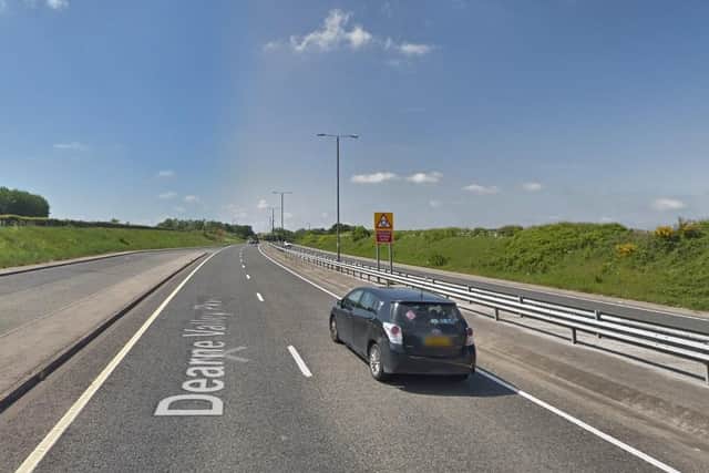 Dearne Valley Parkway - four crashes