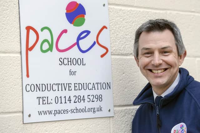 Feature on Paces, a Sheffield charity and school which supports children, adults and families with cerebral palsy and motor disorders, as it launches a campaign to raise 1 million to build a new home. CEO Spencer Pitfield. Picture Scott Merrylees