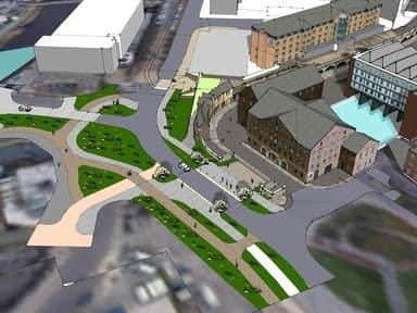 This is how the Castlegate area will look