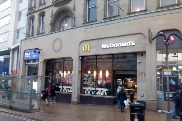 McDonald's is open for business today after a machete attack yesterday morning