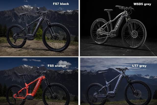 Bikes similar to those stolen in the ram-raid. Picture: South Yokrshire Police.