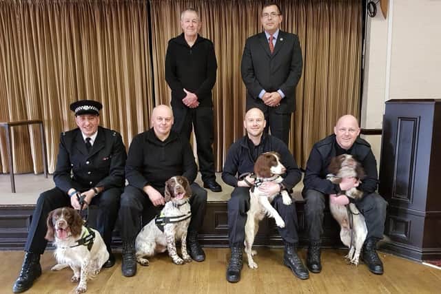 More police dogs have been trained to detect blood at crime scenes in South Yorkshire