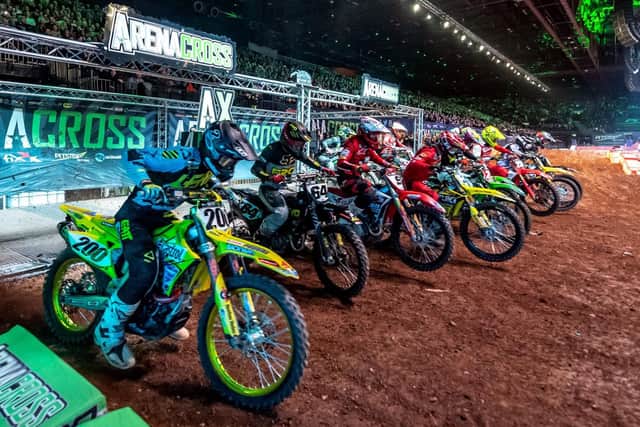 Arenacross bikers will entertain the crowds and crown the 2019 champion at Sheffield FlyDSA Arena on February 15 and 16. Photos: Arenacross 2019.