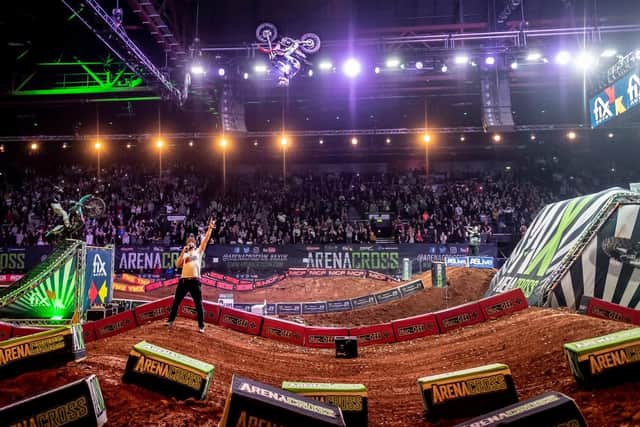 Death defying action coming to Sheffield FlyDSA Arena. Photos: Arenacross 2019