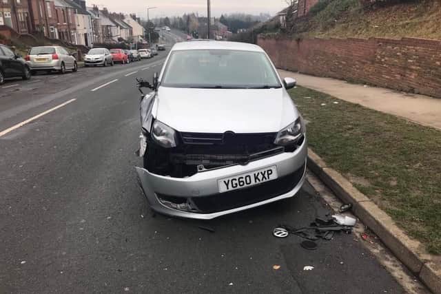 Sheffield teenager's written off car