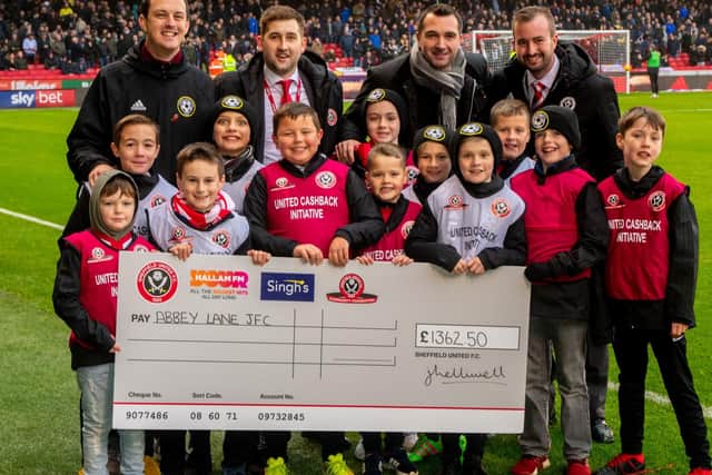 Sheffield United have launched the cashback initiative