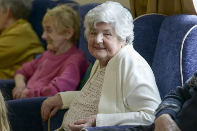 Darnall view care home and toddler group music and sing a long session.