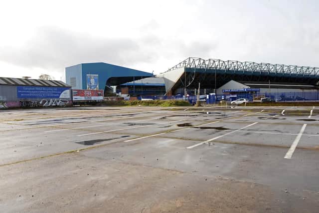 A prominent 10-acre site on Penistone Road North across from Hillsborough Stadium has been earmarked for a 25M retail/mixed use development. Picture: Marie Caley