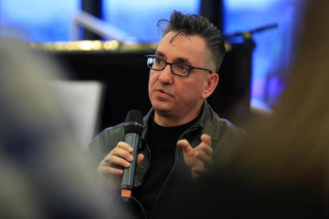Standing at the Sky's Edge launch at the Crucible Theatre in Sheffield. Pictured is Richard Hawley. Picture: Chris Etchells