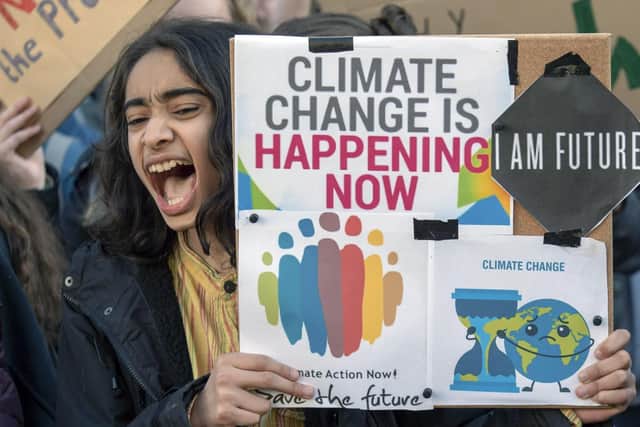 The young people are calling for action to save their future