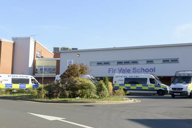 Polie at Fir Vale School in September 2018.