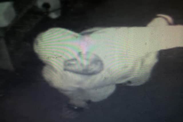 Jon is asking for help in identifying the man who broke into the White Lion Pub