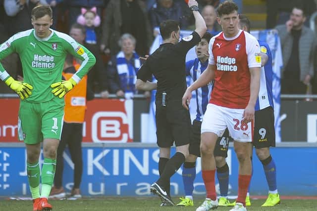 Fernando Forestieri will serve a one-match suspension following his dismissal against Rotherham