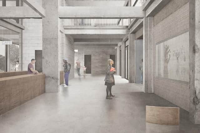 How the Park Hill Art Space will look inside.